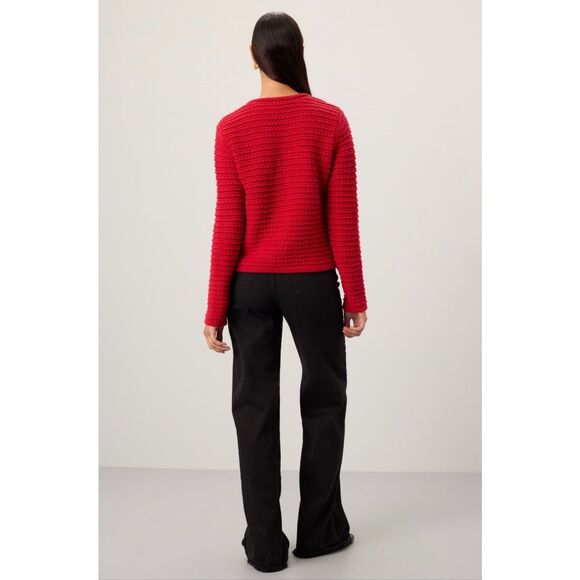 CeCe Red Front Packet Cardigan🟠 - Picture 2 of 9